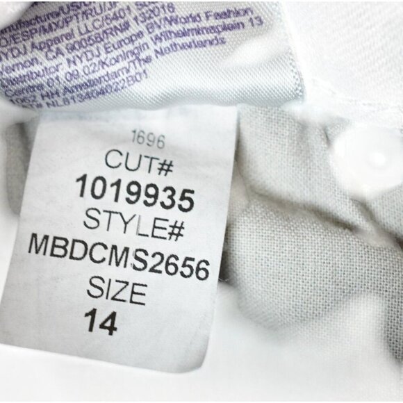 NYDJ Womens Marilyn Straight Leg Black Leopard Print Jeans Size 14 - Picture 12 of 13